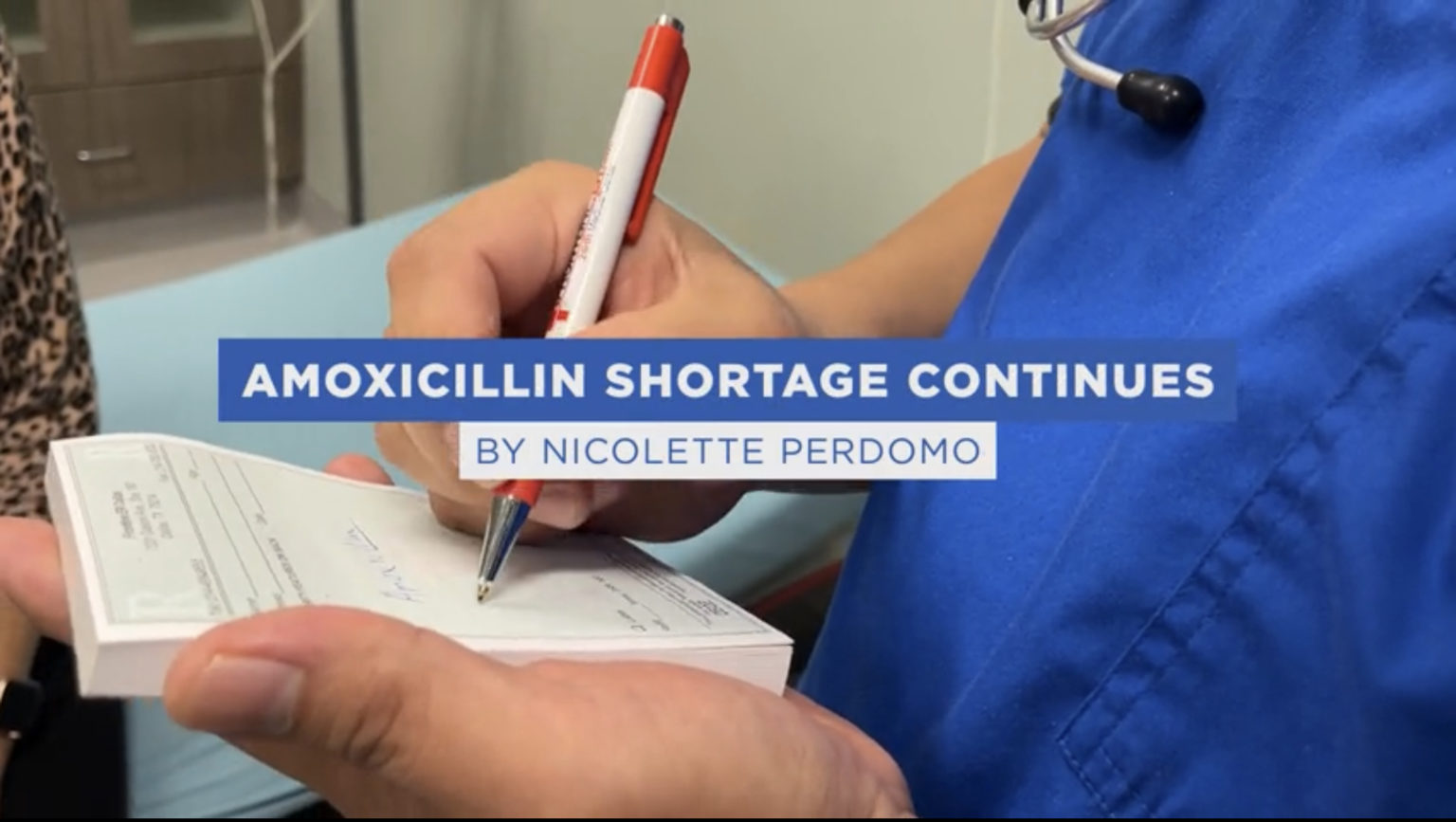 Nationwide Amoxicillin Shortage Emergency Room